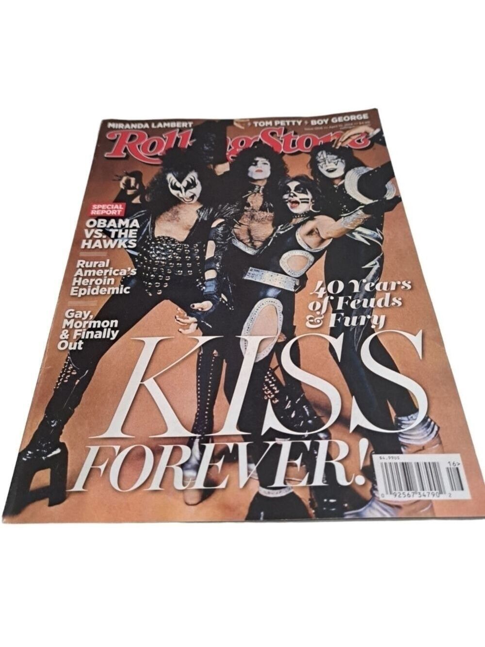 ROLLING STONES KISS FOREVER magazine BOY GEORGE April 2014 issue 1206